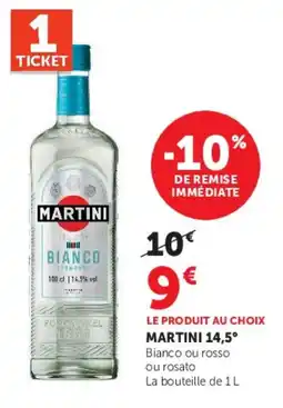 Super U MARTINI Vermouth Bianco offre