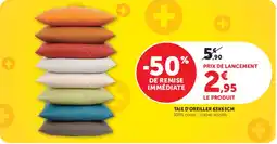 Super U TAIE D'OREILLER 63X63CM offre