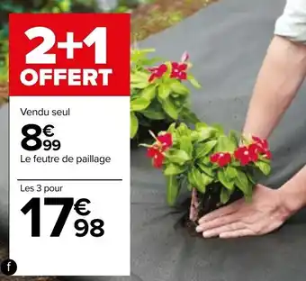 Feutre de paillage