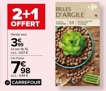 Carrefour Billes d'argile carrefour offre