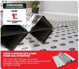 Brico Dépôt Sous-couche XPS 3 MM offre