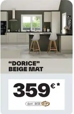 Brico Dépôt DORICE BEIGE MAT offre