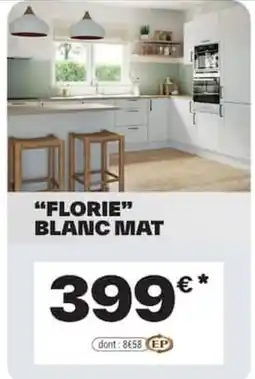 Brico Dépôt FLORIE BLANC MAT offre