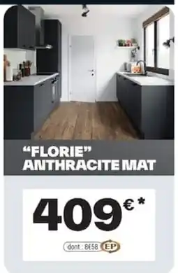Brico Dépôt FLORIE ANTHRACITE MAT offre