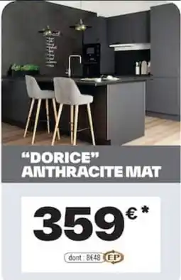 Brico Dépôt DORICE ANTHRACITE MAT offre