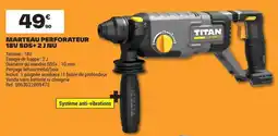 Brico Dépôt TITAN Marteau perforateur offre