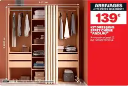 Brico Dépôt KIT DRESSING EFFET CHÊNE "ANDLAU" offre