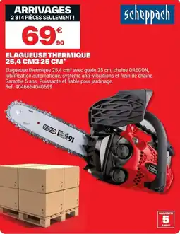 Brico Dépôt Scheppach Elagueuse thermique 25,4 cm3 25 cm offre