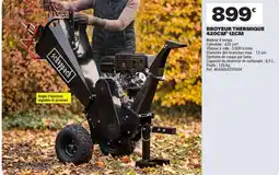 Brico Dépôt Scheppach broyeur thermique offre