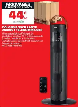 Brico Dépôt schobits COLONNE OSCILLANTE offre
