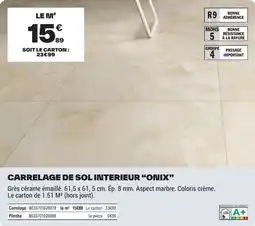 Brico Dépôt ONIX Carrelage de sol intérieur offre