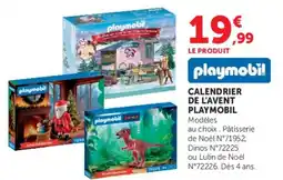 Hyper U Playmobil Calendrier de l'Avent offre