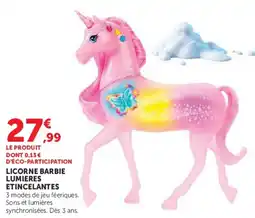 Hyper U Barbie Licorne offre