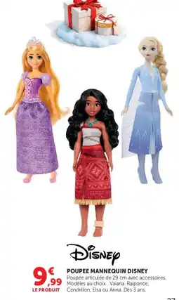 Hyper U Disney Poupée mannequin offre