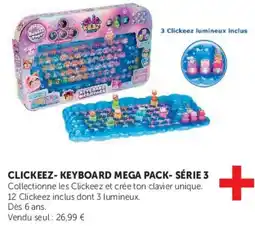 Hyper U CLICKEEZ-KEYBOARD MEGA PACK- SÉRIE 3 offre