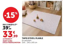 Hyper U TAPIS D'EVEIL PLIABLE offre