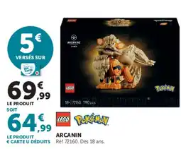 Hyper U LEGO ARCANIN offre