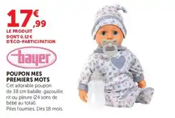 Hyper U Bayer Poupon Mes Premiers Mots offre