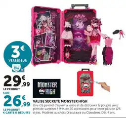 Hyper U Monster High Valise secrète offre