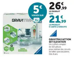 Hyper U Ravensburger GRAVITRAX ACTION SET ELEVATION offre
