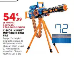 Hyper U X-SHOT INSANITY MOTORIZED RAGE FIRE offre