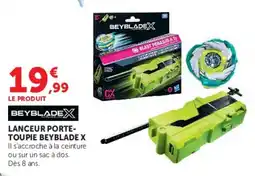 Hyper U BEYBLADEX LANCEUR PORTE-TOUPIE BEYBLADE X offre