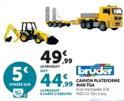 Hyper U bruder CAMION PLATEFORME MAN TGA offre