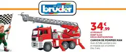 Hyper U bruder CAMION DE POMPIER MAN offre