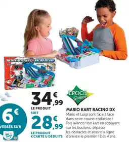 Hyper U Epoch games mario kart racing dx offre