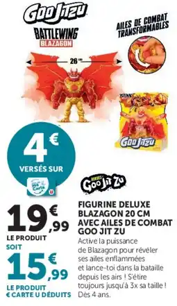 Hyper U Goo Jit Zu Figurine Deluxe Blazagon offre