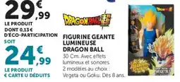 Hyper U Dragon Ball Super Figurine Geante Lumineuse offre