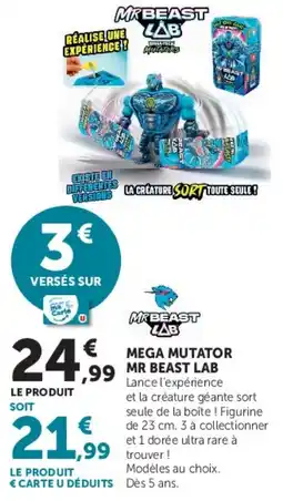 Hyper U Mr beast lab mega mutator offre