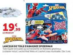 Hyper U Marvel Spider-Man Lanceur de toile d'araignée Spiderman offre