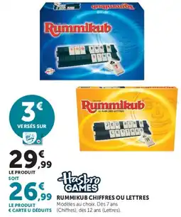 Hyper U Rummikub offre
