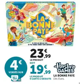 Hyper U Hasbro Games La Bonne Paye offre