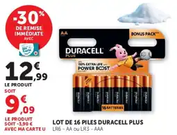 Hyper U DURACELL PILES offre