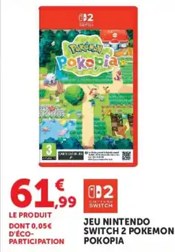 Hyper U Nintendo Switch 2 Pokemon Pokopia offre