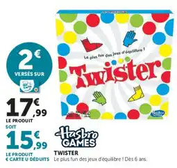 Hyper U Hasbro Games Twister offre