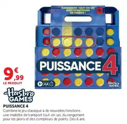 Hyper U Hasbro Games Puissance 4 offre