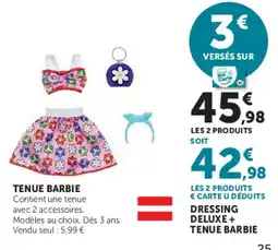 Hyper U TENUE BARBIE offre
