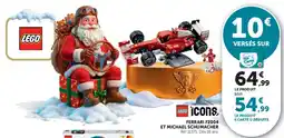 Hyper U LEGO icons FERRARI F2004 ET MICHAEL SCHUMACHER offre