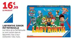 Hyper U Ravensburger LABYRINTHE JUNIOR PAT'PATROUILLE offre