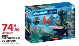 Hyper U Playmobil Tour des Chevaliers du Dragon offre