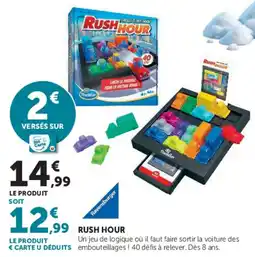 Hyper U Thinkfun RUSH HOUR offre