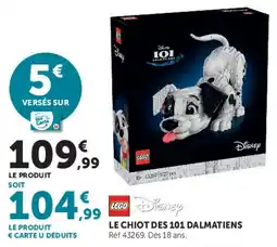 Hyper U LEGO LE CHIOT DES 101 DALMATIENS offre