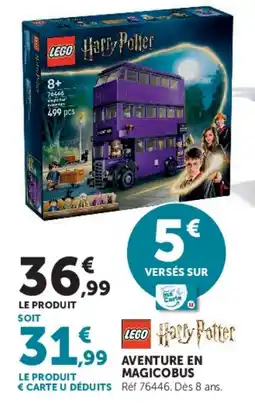 Hyper U LEGO Harry Potter AVENTURE EN MAGICOBUS offre