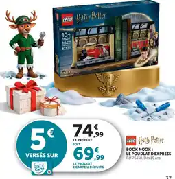 Hyper U LEGO Harry Potter BOOK NOOK : LE POUDLARD EXPRESS offre