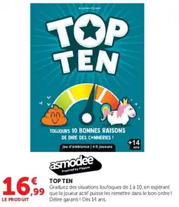 Hyper U asmodee TOP TEN offre