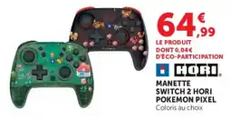 Hyper U HORI MANETTE SWITCH 2 HORI POKEMON PIXEL offre