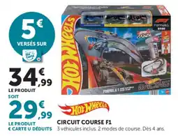 Hyper U Hot Wheels Circuit Course F1 offre